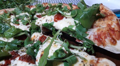 Pizza Rúcula e Tomate Seco